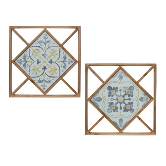 Framed Coastal Wall Tiles