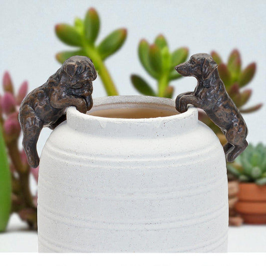 Mini Dachshund & Bulldog Pot Hangers (Set of 6)