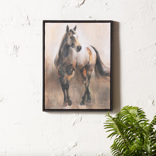 Framed Horse Canvas